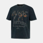 Firetrap Мужская хлопчатобумажная футболка с коротким рукавом для стирки