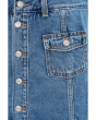 Button Front Skort