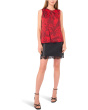 Tank w/ Draped Neck and Center Front Pleat