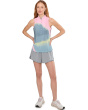 Landscape Print Sleeveless Polo