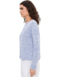 Organic Linen Cotton Slub Crew Neck Sweater