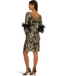 Sequin Emb Midi Dress