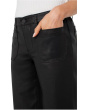 Crop Mid-rise Wide Leg Pant With Patch Pockets 27" Inseam