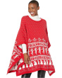 Fair Isle Knit Cape