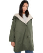 Cotton Nylon Reversible Hooded Coat