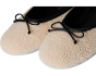 Prima Bow Shearling Slingback