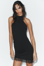Zara КРУЖЕВНОЕ ПЛАТЬЕ С БРЕТЕЛЬКАМИ НА ШЕЕ 513415724-800-2