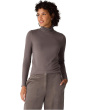 Sheer Knit Turtle Neck Top
