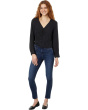 Brushed Ruched-Front Top