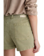 Analeigh Mid-Rise Utility Shorts in Sulfur Basil