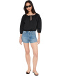 Long Sleeve Dropped Shoulder Bubble Top