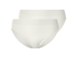 ESMARA® Женские мини-трусики, 2 штуки, бесшовные белые