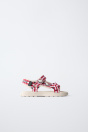 Zara ФУНКЦИОНАЛЬНЫЕ САНДАЛИИ HELLO KITTY SANRIO Red