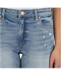 Hailey High-Rise Shorts with Raw Hem