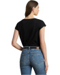 Sequined-Crest Cotton Jersey Tee