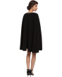 Structured Cape Sheath Dress