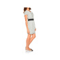 Chiffonkleid, offwhite-schwarz