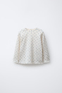 Zara Футболка С РИСУНКОМ В РУБЧИК, мягкое ПРИКОСНОВЕНИЕ И сердечки 495712059-080-6