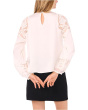Shirring Neck Long sleeve with