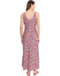 Sleeveless Ruffle Front Woven Maxi Dress