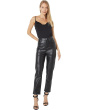 Need You Tonight - Leather Five-Pocket High-Rise Pants