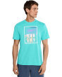 Hurley Мужская рубашка Window Tropics с коротким рукавом