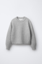 Zara СВИТЕР ЛЕВОЙ ВЯЗКИ 495698284-804-7