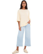 26" Stride Mid-Rise Crop Wide Leg Jeans with Embroidered Side Seam
