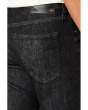 Everett Slim Straight Fit Jeans in Black Marble