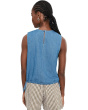 Denim Cinched Shell Top