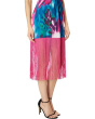 Pleated Front Fringe Dress