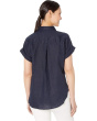 Linen Dolman-Sleeve Shirt