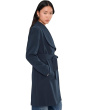 Crepe Belted Drape Front