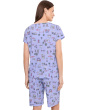 V-Neck Tee & Bermuda Shorts Pajama Set