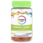 Rainbow Light, витамин C Slices™ и витамин E, со вкусом цитрусовых, 60 веганских жевательных таблеток