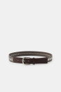 Zara КОЖАНЫЙ РЕМЕШОК С ЗАКЛЕПКАМИ 523810557-700-80