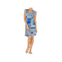 Designer-Kleid, bunt