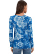 The Janie Favorite Collarless Button Down- Spiraea