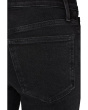 The Stretch Flare Crop Jean in Black Rinse