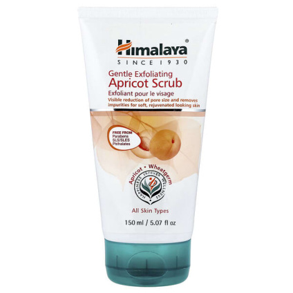 Himalaya, Нежный отшелушивающий абрикосовый скраб, для всех типов кожи, 150 мл (5,07 жидк. унц.)