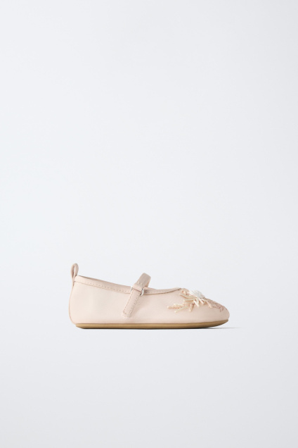 Zara БАЛЕРИНА ИЗ ОРГАНЗЫ С ЦВЕТАМИ 502981518-050-19