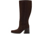 Sangeti Wide Calf Stacked Heel Knee High Boot