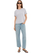 Jacee Shirred Shoulder Tee