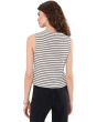 Tuck Stitch Shell with Buttons