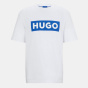 Hugo Футболка унисекс с культовым логотипом и коротким рукавом