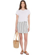 Tullulah Linen Mini Skirt - Stripe