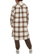 Long Length Wool Blend Shirt Jacket
