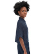 Petite Linen Gauze Strata Classic Collar Shirt