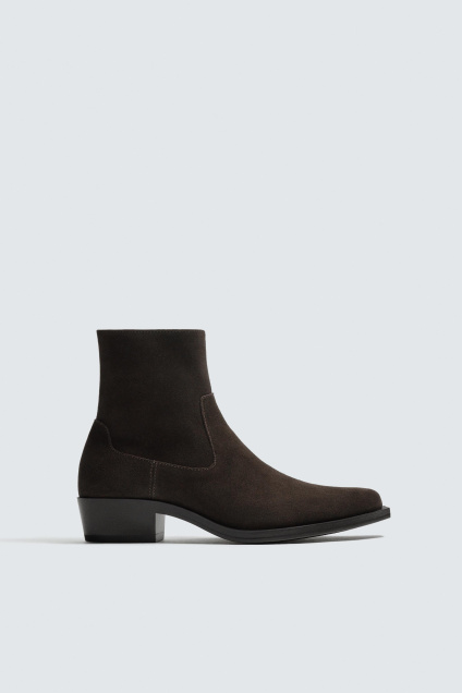 Zara КОВБОЙСКИЕ САПОГИ ЗАОСТРЕННОЙ ФОРМЫ 495674913-700-39