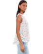 Sleeveless Pintuck Blouse